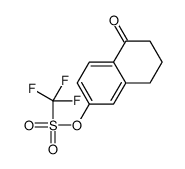 5-氧代-5,6,7,8-四氢萘-2-基 三氟甲烷磺酸结构式