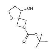 叔-丁基-8-羟基-5-氧杂-2-氮杂螺[[3.4] 辛烷-2-羧酸盐结构式