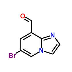 6-Bromoimidazo[1,2-a]pyridine-8-carbaldehyde Structure
