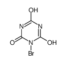 1-bromo-1,3,5-triazine-2,4,6(1H,3H,5H)-trione结构式