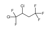 1,2-Dichloro-1,1,4,4,4-pentafluorobutane Structure