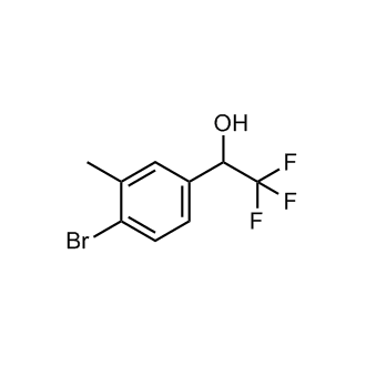 1-(4-溴-3-甲基苯基)-2,2,2-三氟乙醇结构式