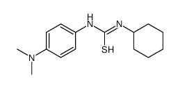 1-cyclohexyl-3-[4-(dimethylamino)phenyl]thiourea Structure