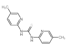 Thiourea,N,N'-bis(5-methyl-2-pyridinyl)- Structure