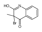 3-bromo-3-methyl-1H-quinoline-2,4-dione Structure