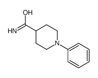 1-苯基哌啶-4-甲酰胺结构式