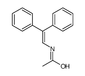 N-(2,2-diphenylethenyl)acetamide结构式