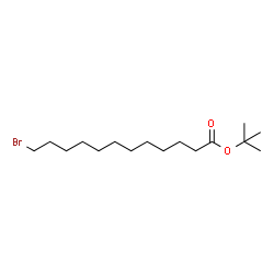 12-溴十二酸叔丁酯结构式