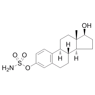 雌二醇3-氨基磺酸盐结构式