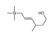 3-methyl-6-trimethylsilylhex-4-en-1-ol Structure