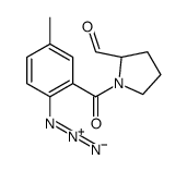(2S)-1-(2-azido-5-methylbenzoyl)pyrrolidine-2-carbaldehyde结构式