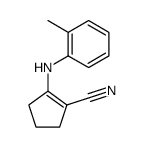 2-o-toluidino-cyclopent-1-enecarbonitrile结构式