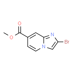 2-溴咪唑并[1,2-A]吡啶-7-羧酸甲酯结构式