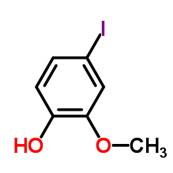 4-碘-2-甲氧基苯酚结构式