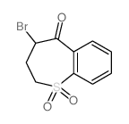 5-bromo-2,2-dioxo-2$l^{6}-thiabicyclo[5.4.0]undeca-7,9,11-trien-6-one结构式