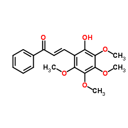2-Hydroxy-3,4,5,6-tetramethoxychalcone Structure