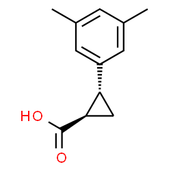反式-2-(3,5-二甲基苯基)环丙烷-1-羧酸图片