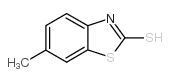 2-巯基-6-甲基苯并噻唑结构式
