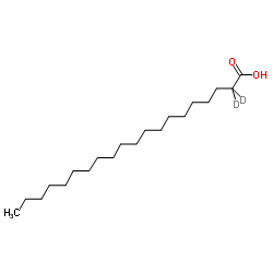 氘代二十烷酸(2,2-D2)结构式
