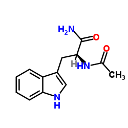 N-乙酰基-L-色氨酸胺结构式