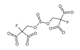 sulfurous acid bis-(2-fluoro-2,2-dinitro-ethyl) ester结构式