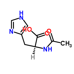 N-乙酰-L-组氨酸结构式