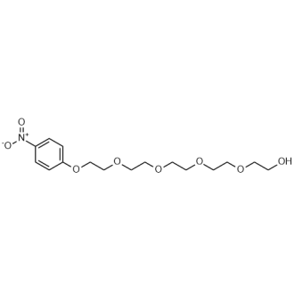 14-(4-硝基苯氧基)-3,6,9,12四氧杂-1-醇结构式