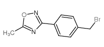 3-[4-(bromomethyl)phenyl]-5-methyl-1,2,4-oxadiazole Structure