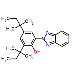 2-(2H-Benzotriazol-2-yl)-4,6-ditertpentylphenol Structure