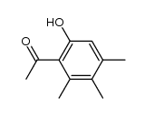 1-(6-hydroxy-2,3,4-trimethylphenyl)ethanone Structure