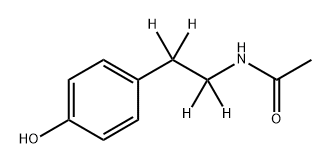 N-Acetyltyramine-d4结构式