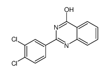 2-(3,4-dichlorophenyl)-1H-quinazolin-4-one结构式