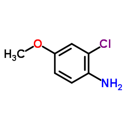 2-氯-4-甲氧基苯胺结构式