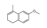 6-methoxy-4-methyl-1,2-dihydronaphthalene结构式