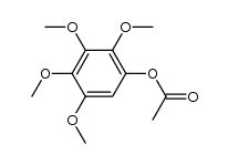 2,3,4,5-Tetramethoxy-acetoxybenzol结构式
