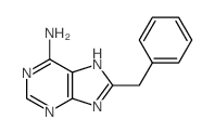 9H-Purin-6-amine,8-(phenylmethyl)- structure