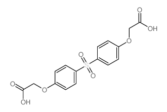 Acetic acid,2,2'-[sulfonylbis(4,1-phenyleneoxy)]bis- (9CI) Structure