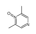 2,6-dimethyl-1-oxidopyrazin-1-ium结构式