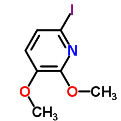6-Iodo-2,3-dimethoxypyridine Structure