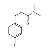 Benzenepropanethioamide,4-fluoro-N,N-dimethyl-结构式