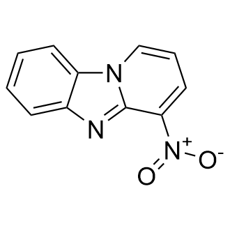 4-硝基苯并[4,5]咪唑并[1,2-a]吡啶结构式