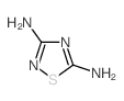 1,2,4-噻二唑-3,5-二胺结构式