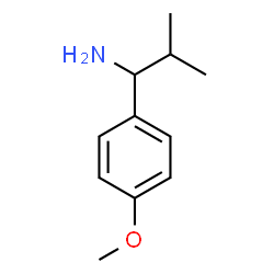 1-(4-METHOXYPHENYL)-2-METHYLPROPAN-1-AMINE structure