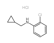 (2-氯苯基)-环丙基甲胺盐酸盐结构式