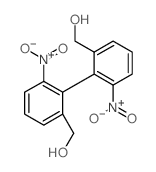 [1,1'-Biphenyl]-2,2'-dimethanol,6,6'-dinitro-结构式