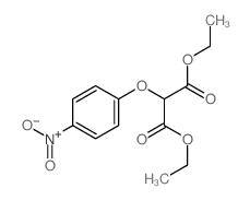 diethyl 2-(4-nitrophenoxy)propanedioate结构式