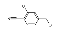2-氯-4-(羟甲基)苯甲腈结构式