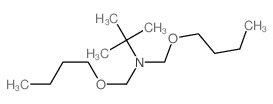 2-Propanamine,N,N-bis(butoxymethyl)-2-methyl- Structure