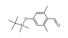 4-(tert-butyldimethylsilanyloxy)-2,6-dimethylbenzaldehyde Structure
