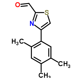 4-(2,4,5-Trimethylphenyl)-1,3-thiazole-2-carbaldehyde Structure